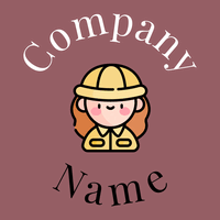 Archeologist logo on a Rose Taupe background - Entertainment & Kunst