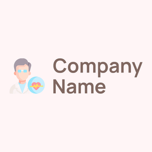 Cardiologist logo on a beige background - Medical & Farmacia
