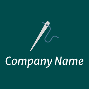Needle logo on a Sherpa Blue background - Medical & Farmacia