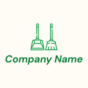 Dustpan logo on a White background - Cleaning & Maintenance