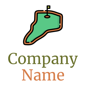 Minigolf logo on a White background - Games & Recreation