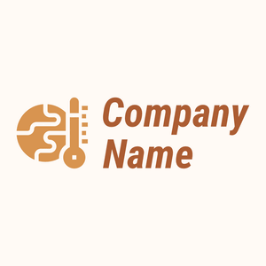 Climate change logo on a Seashell background - Ecologia & Ambiente