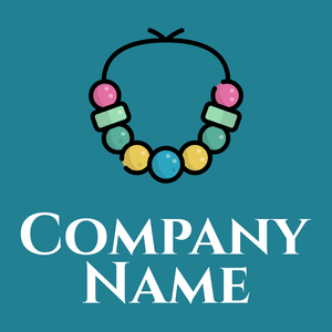 Necklace logo on a Java background - Fashion & Beauty