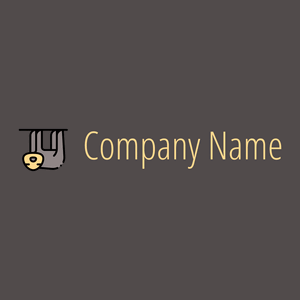 Sloth logo on a Matterhorn background - Animaux & Animaux de compagnie