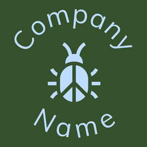 Virus logo on a Green House background - Computadora