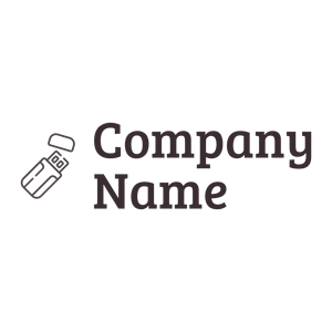 Flashdrive logo on a White background - Ordinateur