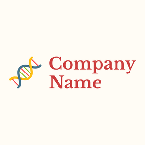 Dark Tangerine Dna on a Floral White background - Medical & Farmacia
