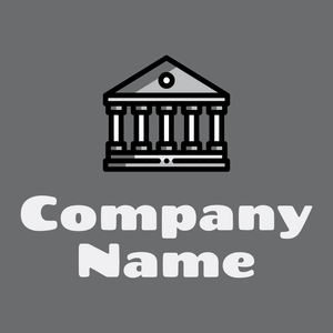 Courthouse logo on a Mid Grey background - Architettura