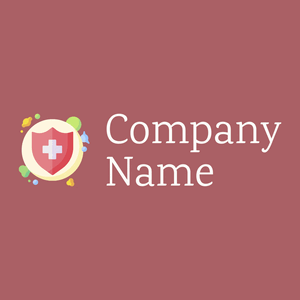 Immune system logo on a Coral Tree background - Medical & Farmacia