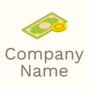 Money logo on a Floral White background - Negócios & Consultoria