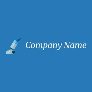 Vacuum cleaner logo on a Pelorous background - Limpieza & Mantenimiento