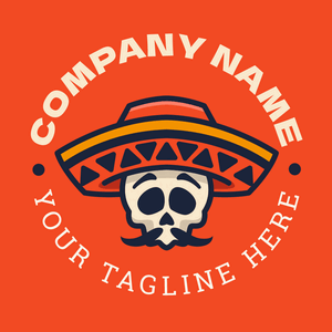 Rounded skeleton logo with hat - Sommario
