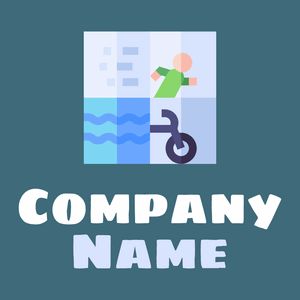 Square Triathlon logo on a Ming background - Comunidad & Sin fines de lucro