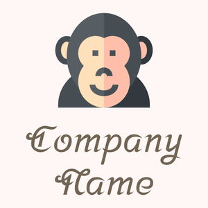 Monkey on a Snow background - Tiere & Haustiere