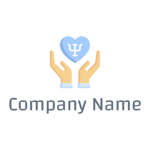 Heart logo on a White background - Negócios & Consultoria