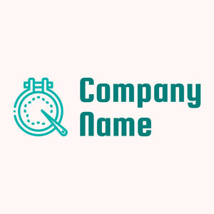 Embroider logo on a Snow background - Arte & Intrattenimento