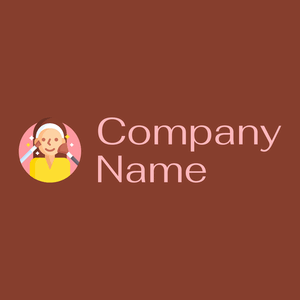 Makeup logo on a Crab Apple background - Moda & Belleza