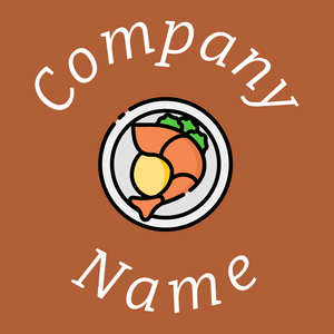Prawn logo on a Vesuvius background - Animales & Animales de compañía