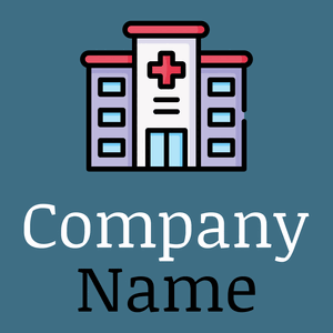 Hospital logo on a Calypso background - Médicale & Pharmaceutique