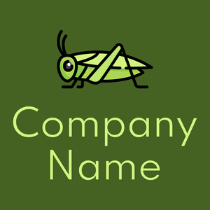 Cricket logo on a Army green background - Animali & Cuccioli