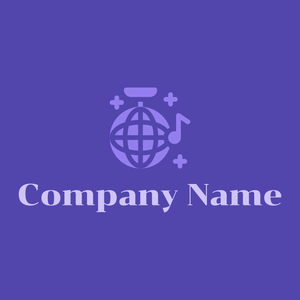 Prom night logo on a Royal Purple background - Abstrato