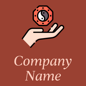 Fengshui logo on a Tia Maria background - Abstrait