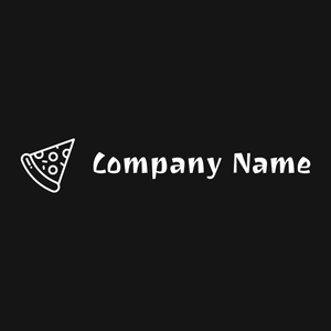 Pizza logo on a Nero background - Essen & Trinken