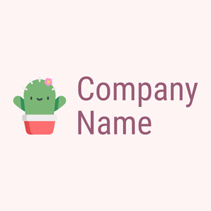 Bay Leaf Cactus logo on a Snow background - Bloemist