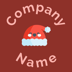 Sunset Orange Santa hat on a Bright Red background - Caridade & Empresas Sem Fins Lucrativos