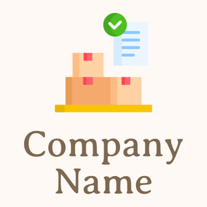 Inventory logo on a Seashell background - Abstrait