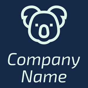 Koala logo on a Regal Blue background - Animaux & Animaux de compagnie