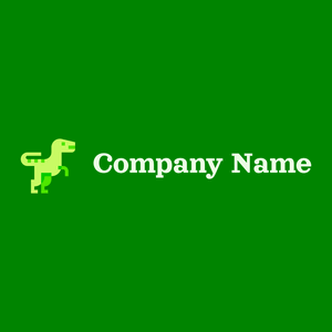 Tyrannosaurus rex logo on a Green background - Categorieën