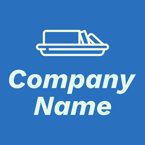 Butter logo on a Blue background - Agricultura
