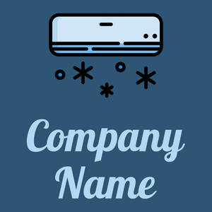 Air conditioner on a Chathams Blue background - Venta al detalle
