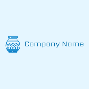 Pot logo on a Alice Blue background - Istruzione
