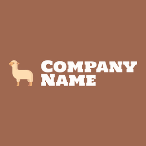 Sheep on a Dark Tan background - Animales & Animales de compañía