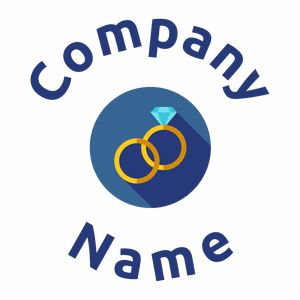 Wedding rings logo on a White background - Servizi nuziali