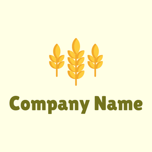 Wheat logo on a Light Yellow background - Agricoltura