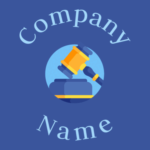 Legal logo on a Mariner background - Empresa & Consultantes