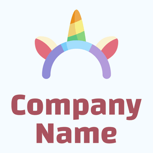Unicorn headband logo on a pale Blue background - Mode & Beauté
