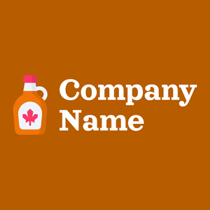 Maple syrup logo on a Tenne (Tawny) background - Nourriture & Boisson