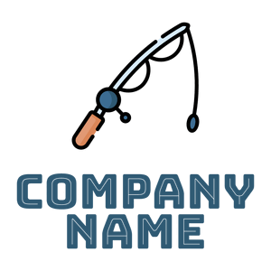 Blue Fishing logo on a White background - Spiele & Freizeit
