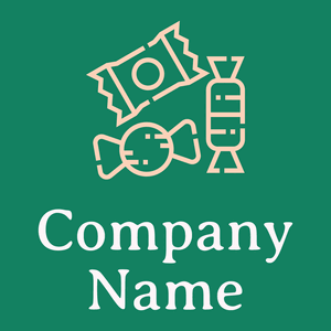 Candies logo on a green background - Niños & Guardería