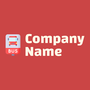 Bus stop logo on a red background - Automobiles & Vehículos