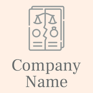 Divorce logo on a Seashell background - Partnervermittlung