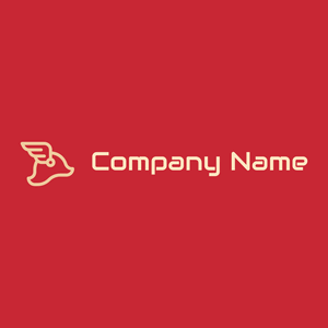 Hermes logo on a Brick Red background - Religión