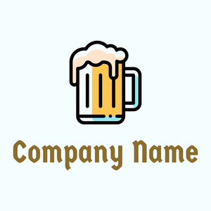 Beer on a Azure background - Essen & Trinken