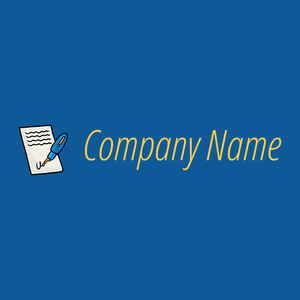 Contract logo on a Dark Cerulean background - Entreprise & Consultant