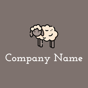 Sheep logo on a Hurricane background - Agricultura