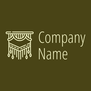 Macrame logo on a Verdun Green background - Arte & Intrattenimento